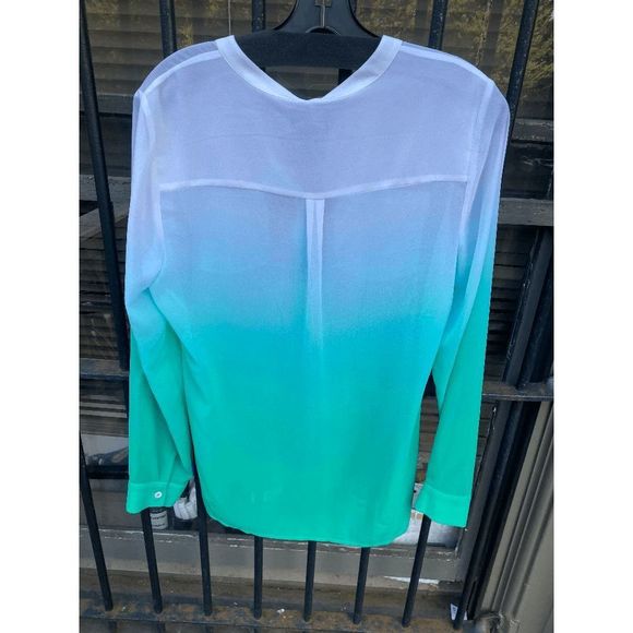 Doncaster NWT Birds of Paradise Button-UP Blouse, Size 6, MSRP $235 - Picture 2 of 8